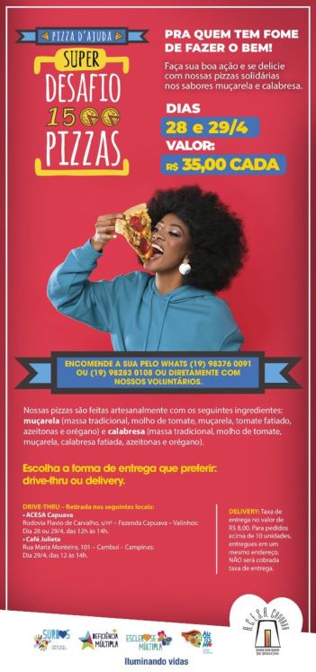 ACESA Capuava promove primeira edição do Desafio 1500 Pizzas D’Ajuda