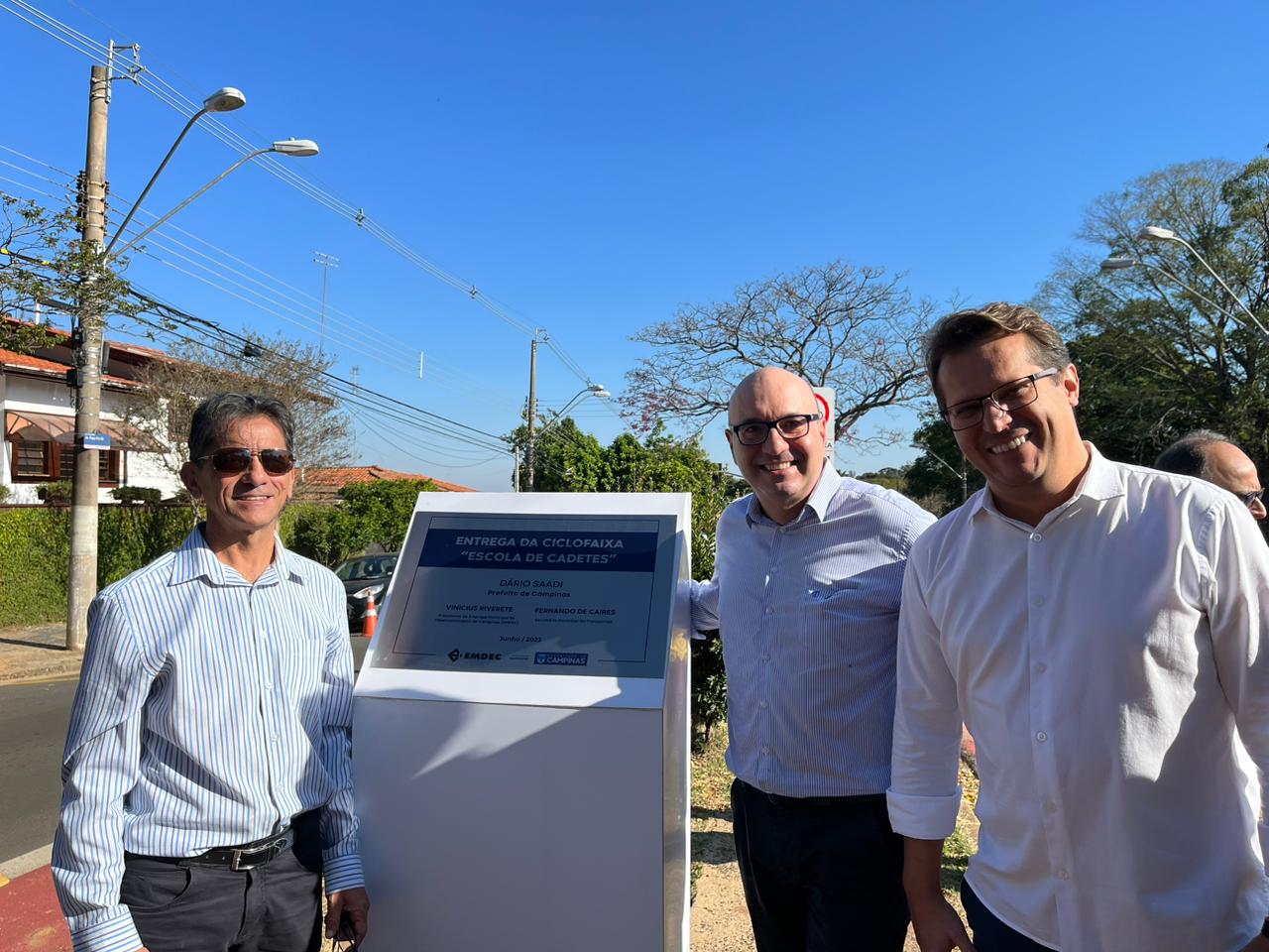 Prefeitura de Campinas entrega ciclofaixa da Escola de Cadetes para a população