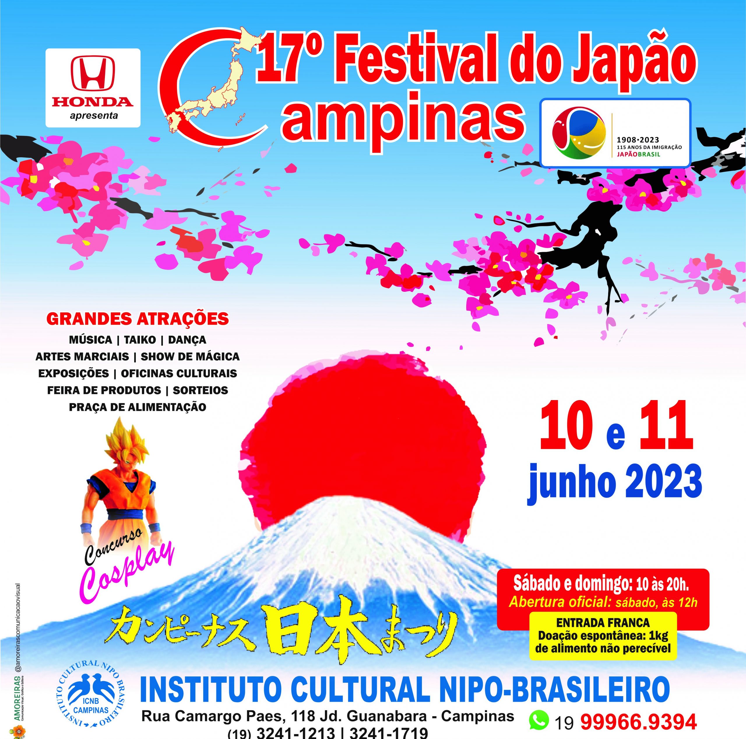 Festival do Japão em Campinas celebra 115 anos da imigração japonesa