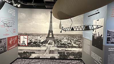 Farol Santander apresenta exposição em comemoração aos 150 anos do nascimento de Santos Dumont