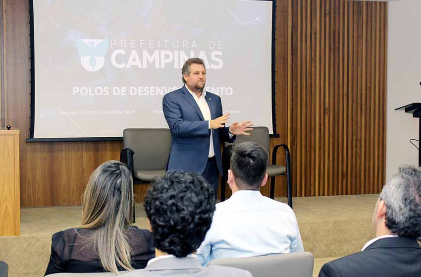 Secretário de Planejamento apresenta polos de desenvolvimento aos associados da Regional Campinas do SindusCon-SP