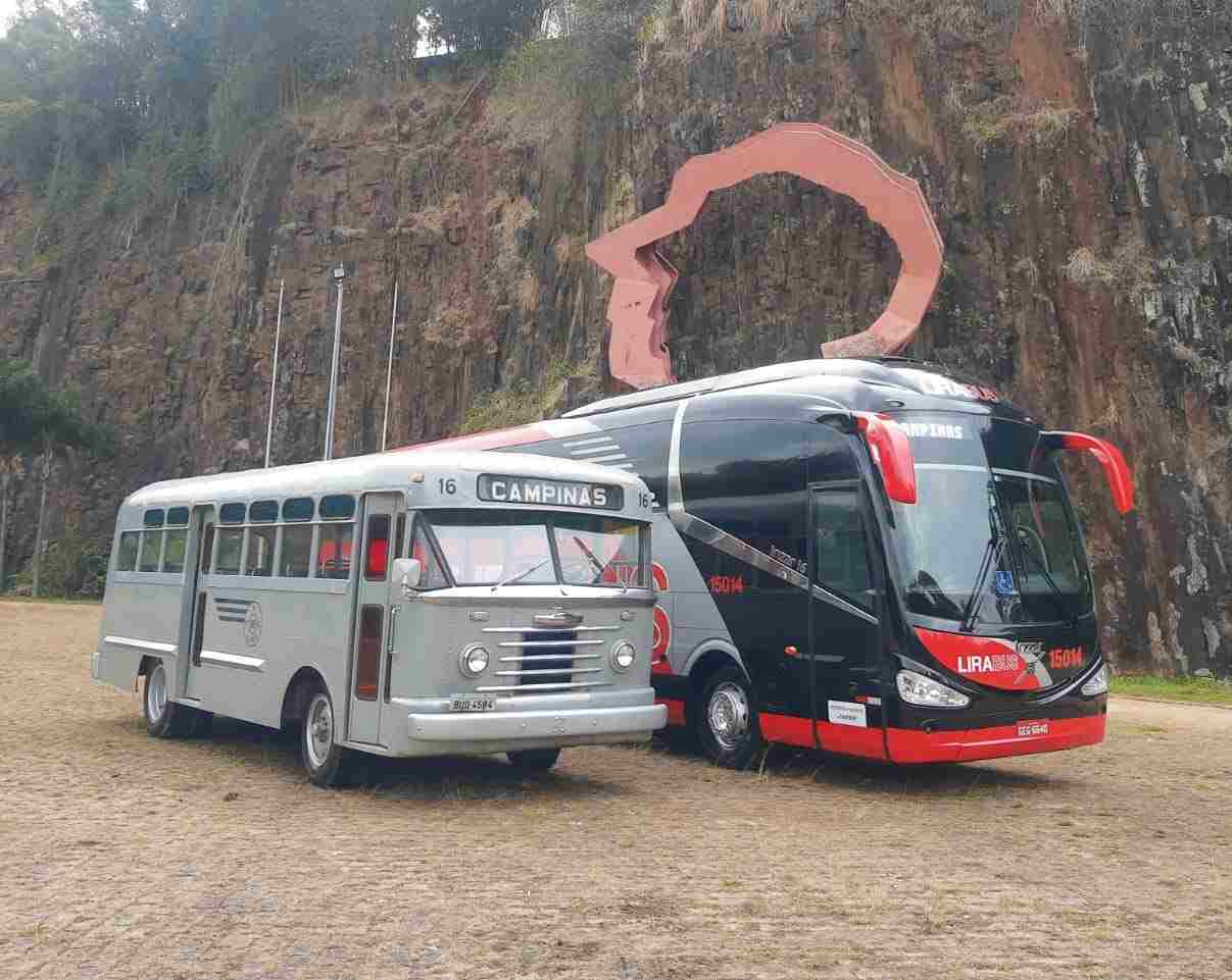 Pedreira do Chapadão recebe a exposição de ônibus neste fim de semana