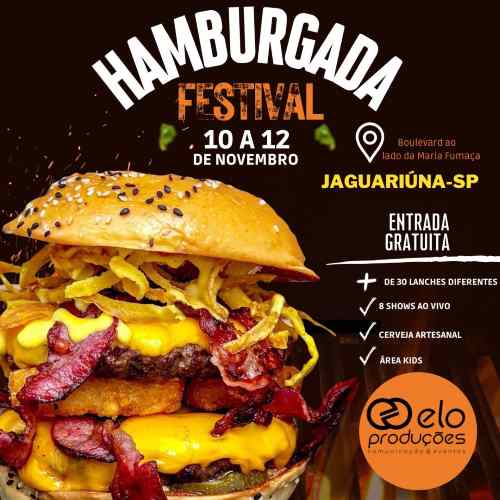 Hamburgada Festival traz atração gastronômica e musical para Jaguariúna neste final de semana
