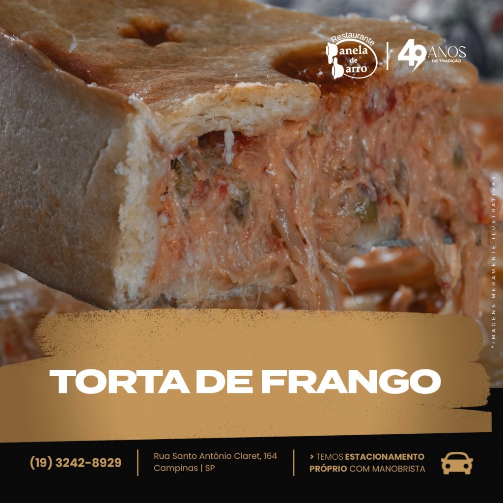 Panela de Barro Torta de Frango