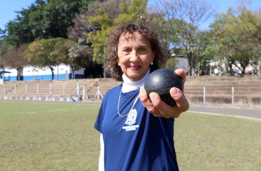 Miriam atleta 60 no arremesso de peso em 2024 Divulgacao PMC
