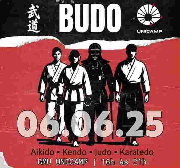 1o Festival de Budo Cartaz de divulgacao