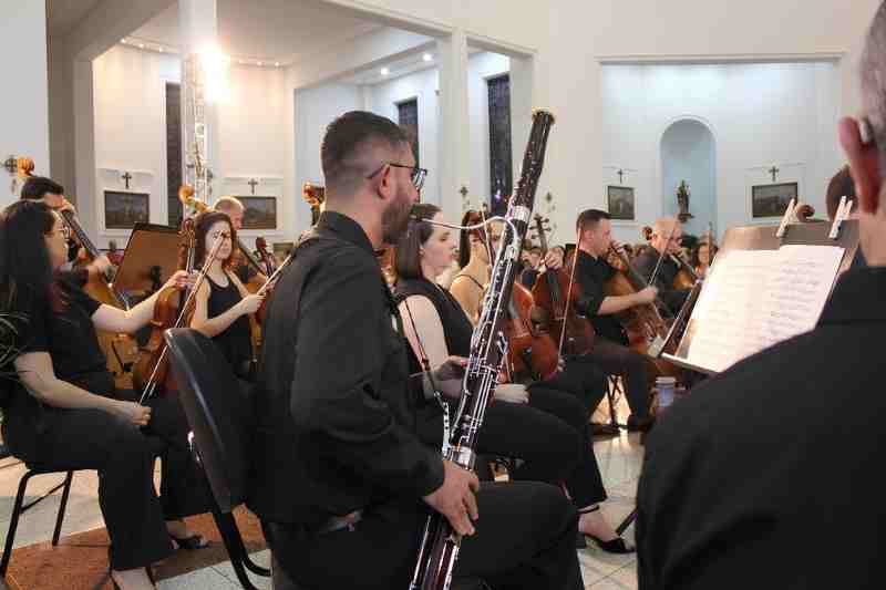 Orquestra Sinfônica faz concerto no Santuário Santa Rita de Cássia no sábado, 14