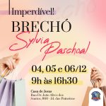 Brechó Sylvia Paschoal será entre os dias 4 e 6 de dezembro