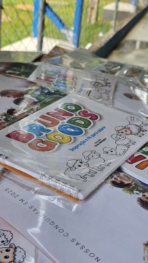 Ação de Natal distribui livros de colorir para crianças de Campinas