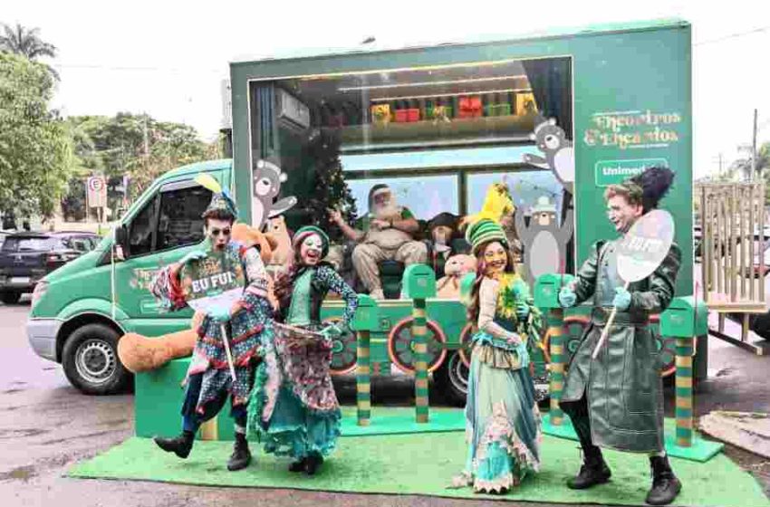 Caminhao Unimed Campinas tem espaco para fotos Divulgacao