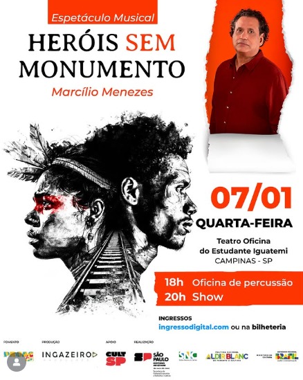 Herois sem monumento Cartaz de divulgacao