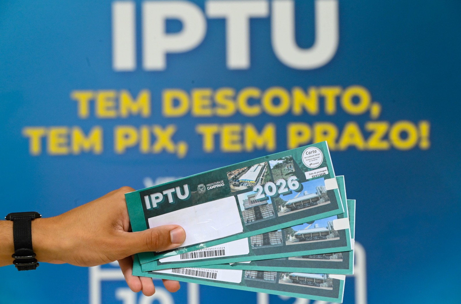 2ª via do carnê de IPTU de Campinas estará disponível nesta sexta-feira, 9 de janeiro