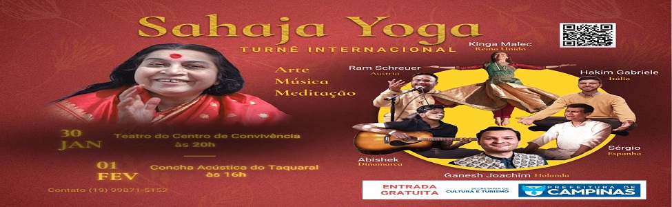 Sahaja Yoga está em Campinas para apresentação nesta sexta feira, 30